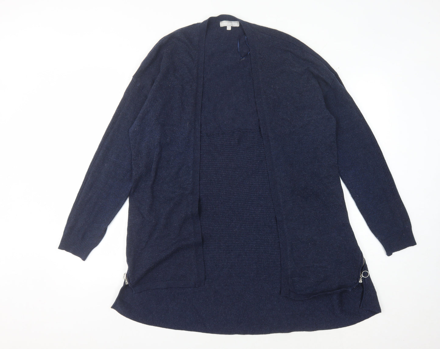 Womens UK Size 16 Red Herring Blue Cardigan Jumper