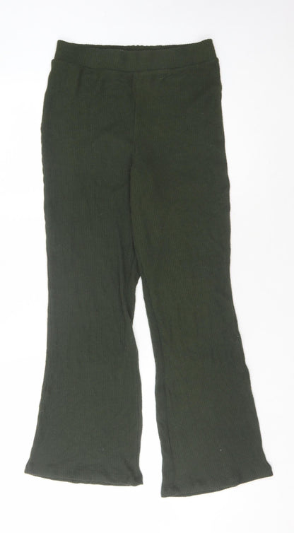 Womens UK Size XS Noisy may Regular Fit Casual Green Trousers