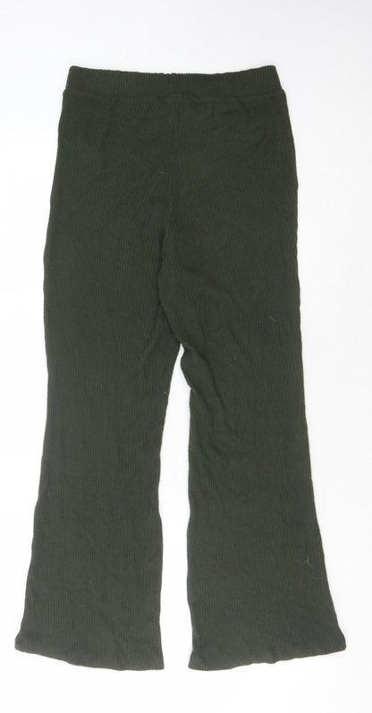 Womens UK Size XS Noisy may Regular Fit Casual Green Trousers