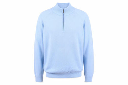 Mens UK Size 2XL Cotton Traders Blue Full Zip Jumper