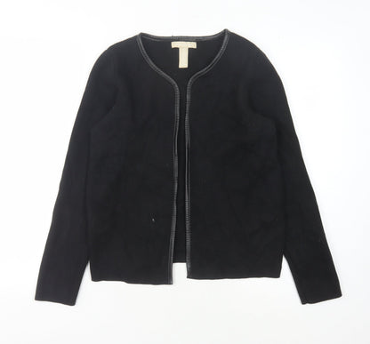 Banana Republic Women's Black Open Front Cardigan Size S