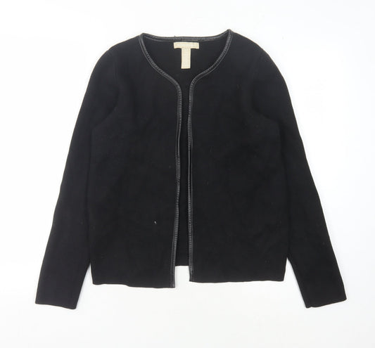 Banana Republic Women's Black Open Front Cardigan Size S