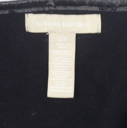 Banana Republic Women's Black Open Front Cardigan Size S