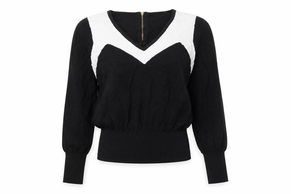 Womens UK Size S Oasis Black Pullover Jumper