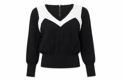 Womens UK Size S Oasis Black Pullover Jumper