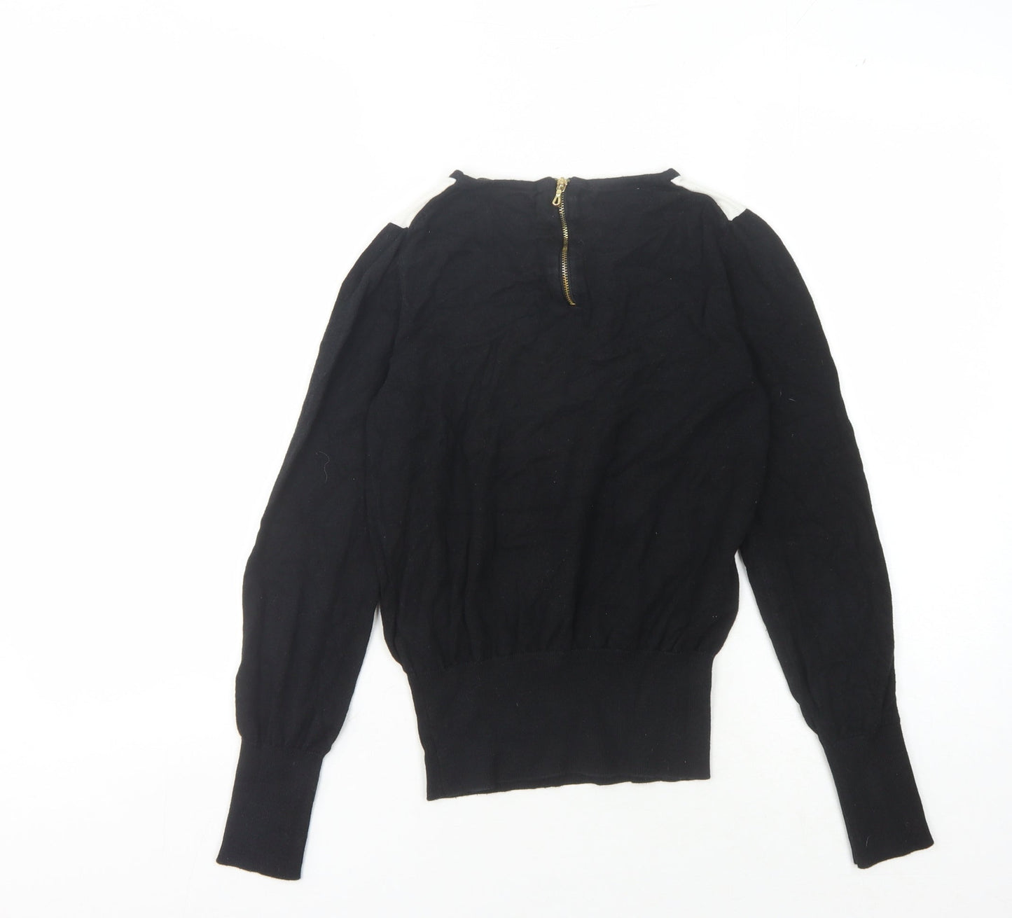 Womens UK Size S Oasis Black Pullover Jumper