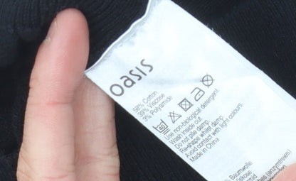 Womens UK Size S Oasis Black Pullover Jumper