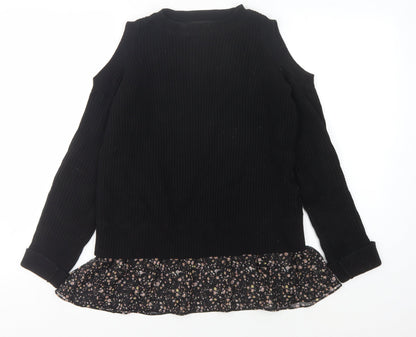 Womens UK Size S AllSaints Black Pullover Jumper