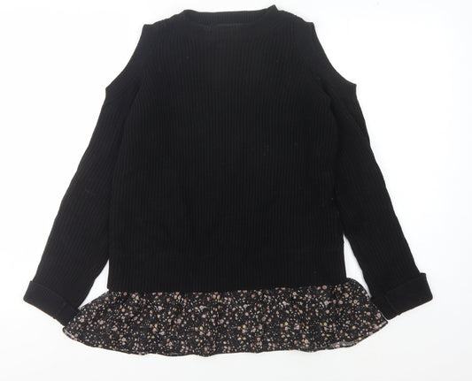 Womens UK Size S AllSaints Black Pullover Jumper