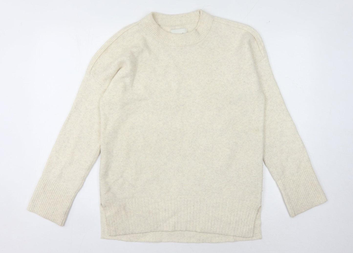 Abercrombie & Fitch Men's Beige Pullover Jumper Size S