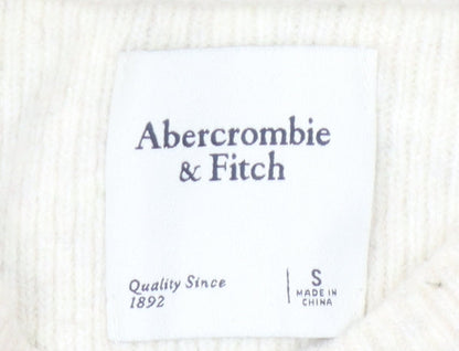 Abercrombie & Fitch Men's Beige Pullover Jumper Size S
