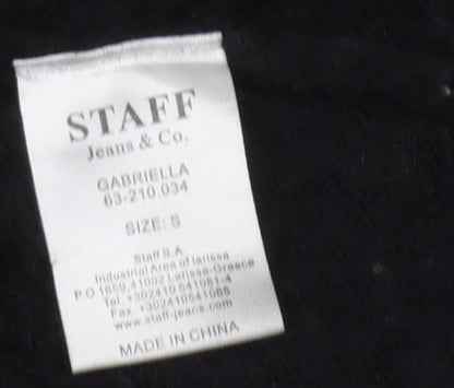 Staff Jeans & Co. Women's Black Open Front Cardigan S
