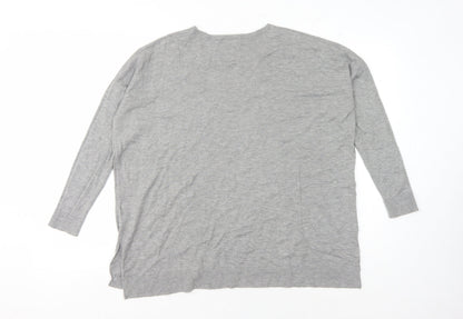 Womens UK Size XS Polo Ralph Lauren Grey Pullover Jumper