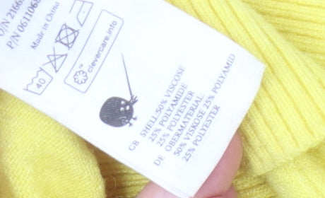 Womens UK Size XS Monki Yellow Pullover Jumper