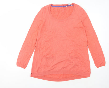 Womens UK Size 12 Crew Clothing Co. Pink Pullover Jumper