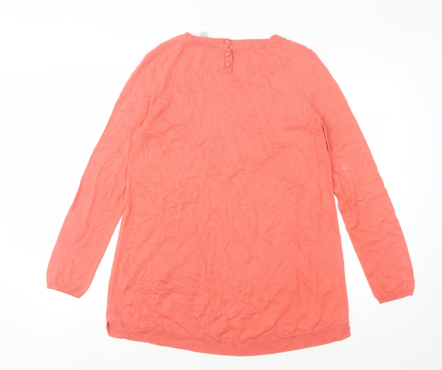 Womens UK Size 12 Crew Clothing Co. Pink Pullover Jumper