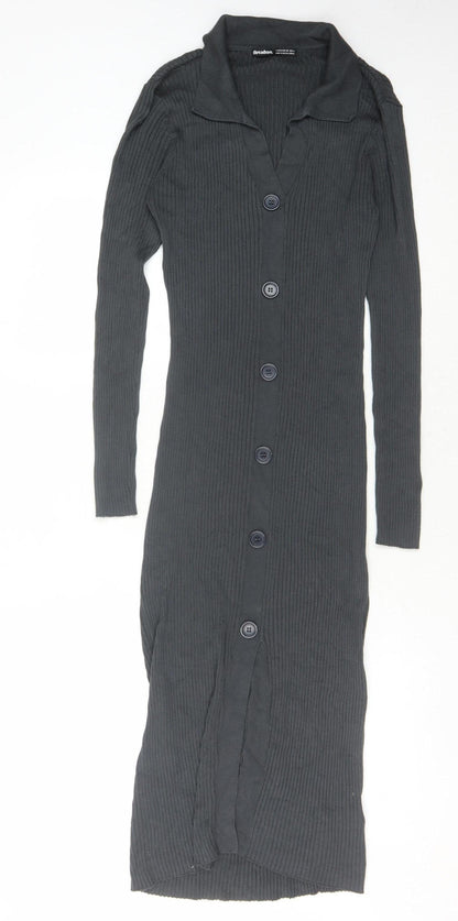 Threadbare Women's Black Knit Dress - Size 10