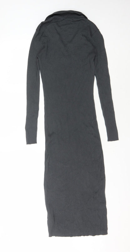 Threadbare Women's Black Knit Dress - Size 10