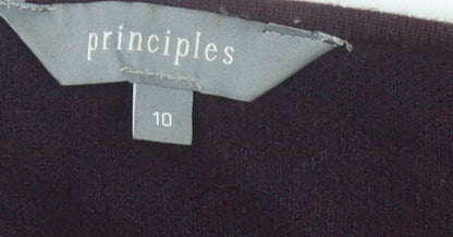Womens UK Size 10 Principles Purple Cardigan Jumper