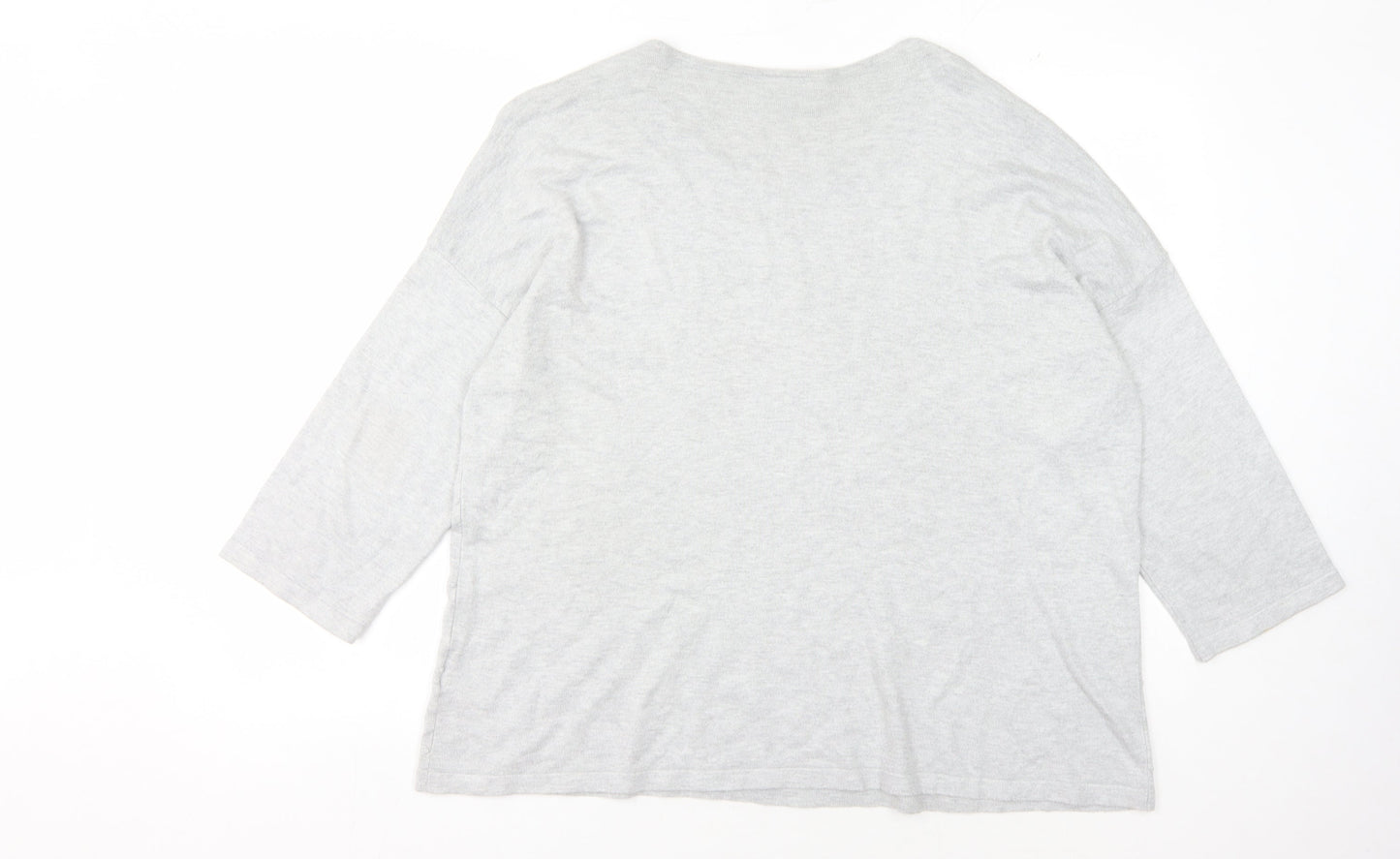 C&A Women's Grey Pullover Jumper, Size L