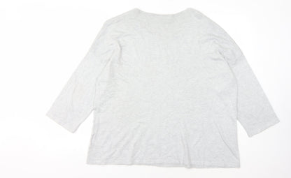 C&A Women's Grey Pullover Jumper, Size L