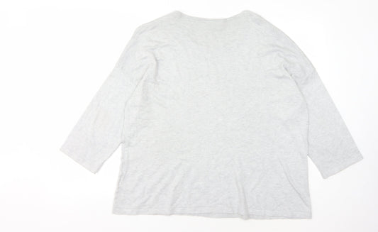 C&A Women's Grey Pullover Jumper, Size L