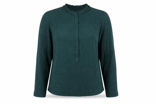 Womens UK Size 10 Esprit Green Basic Blouse