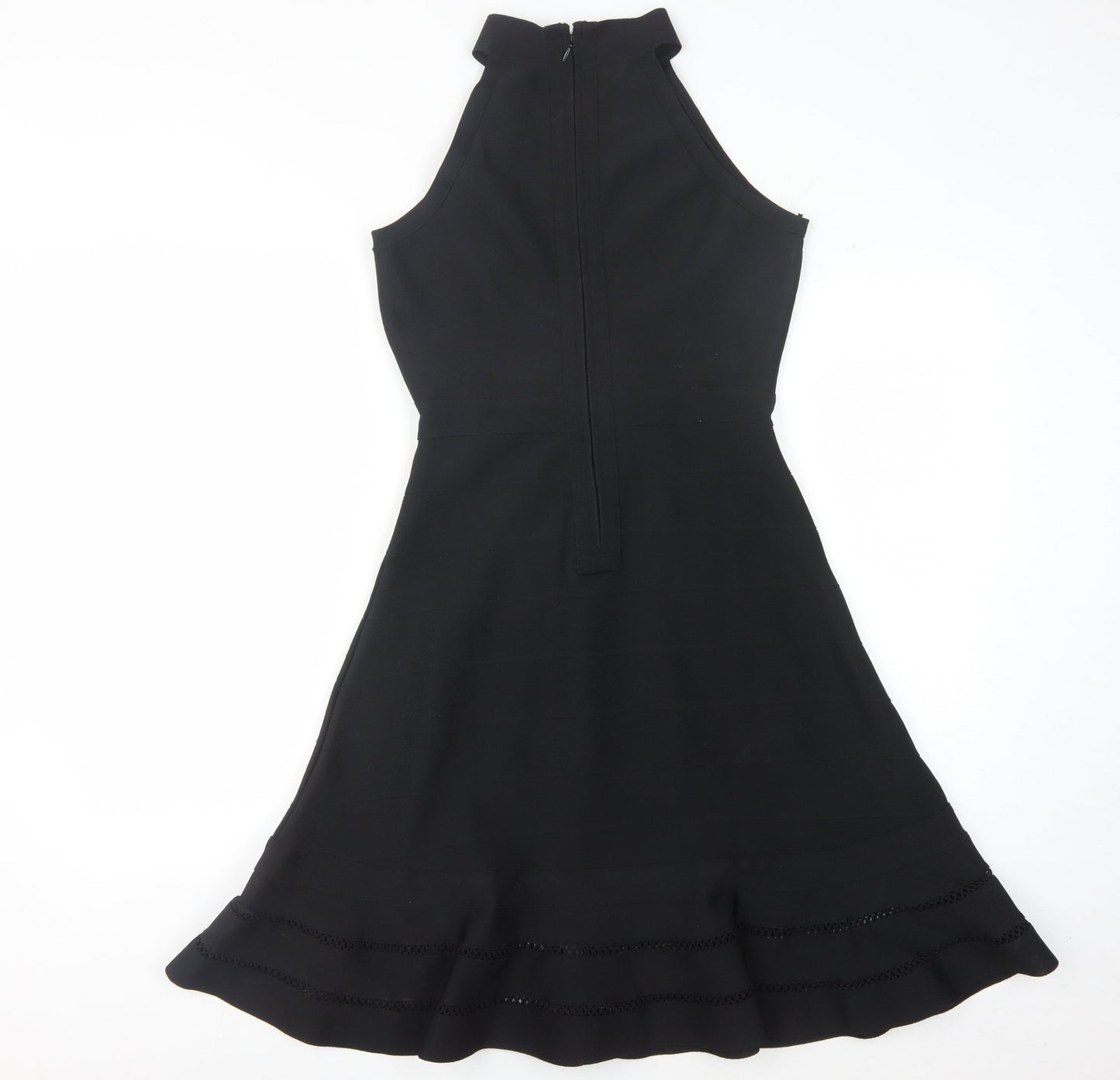 Lipsy Women's Black High Neck Dress Size 10