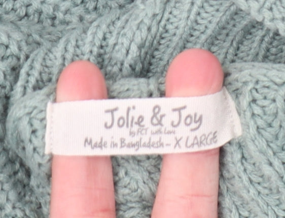 Womens UK Size XL Jolie & Joy Green Pullover Jumper