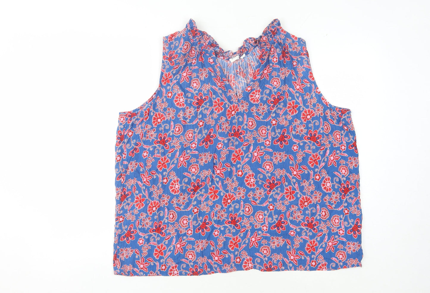 GAP Women Multicoloured XL Floral Blouse Sleeveless