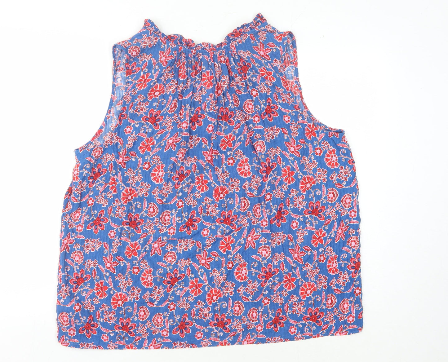 GAP Women Multicoloured XL Floral Blouse Sleeveless