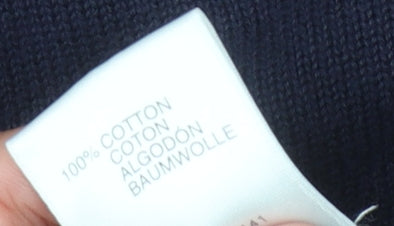 Wolsey Men's Blue V-Neck Knit Pullover Jumper Size M