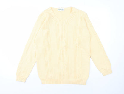 Womens UK Size S Jumper Ivory Pullover Jumper