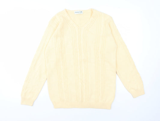 Womens UK Size S Jumper Ivory Pullover Jumper