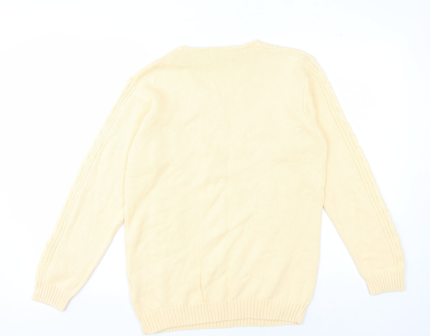 Womens UK Size S Jumper Ivory Pullover Jumper