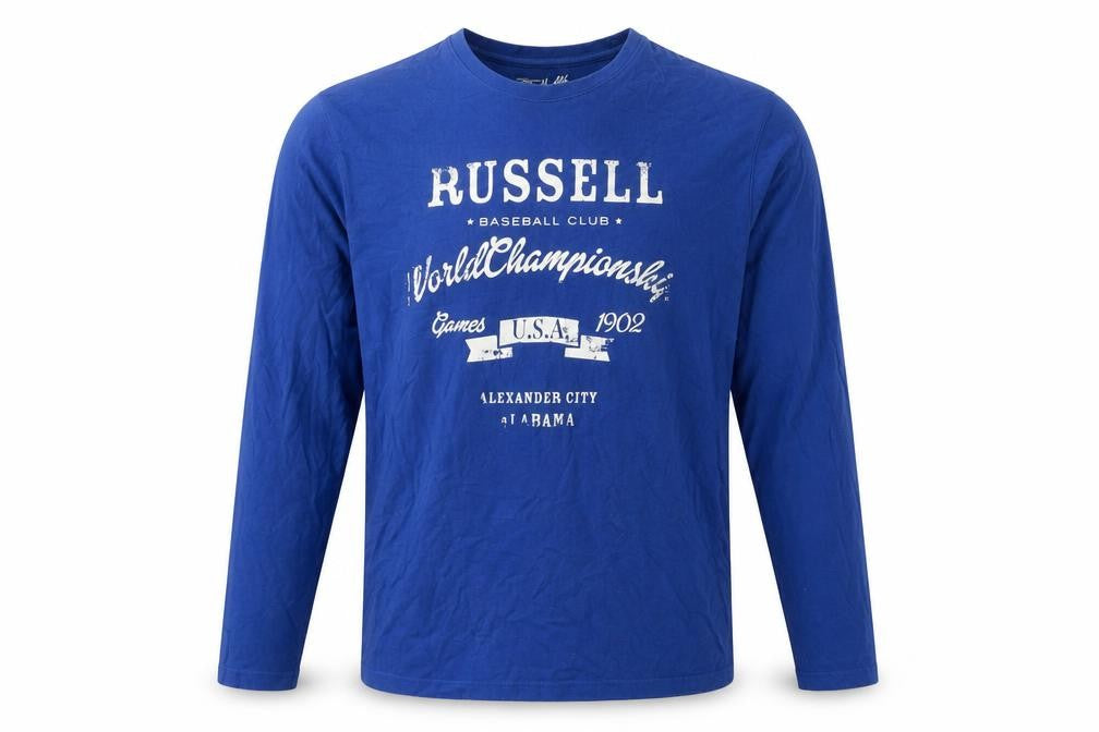 Mens UK Size XL Russell Athletic Blue  T-Shirt