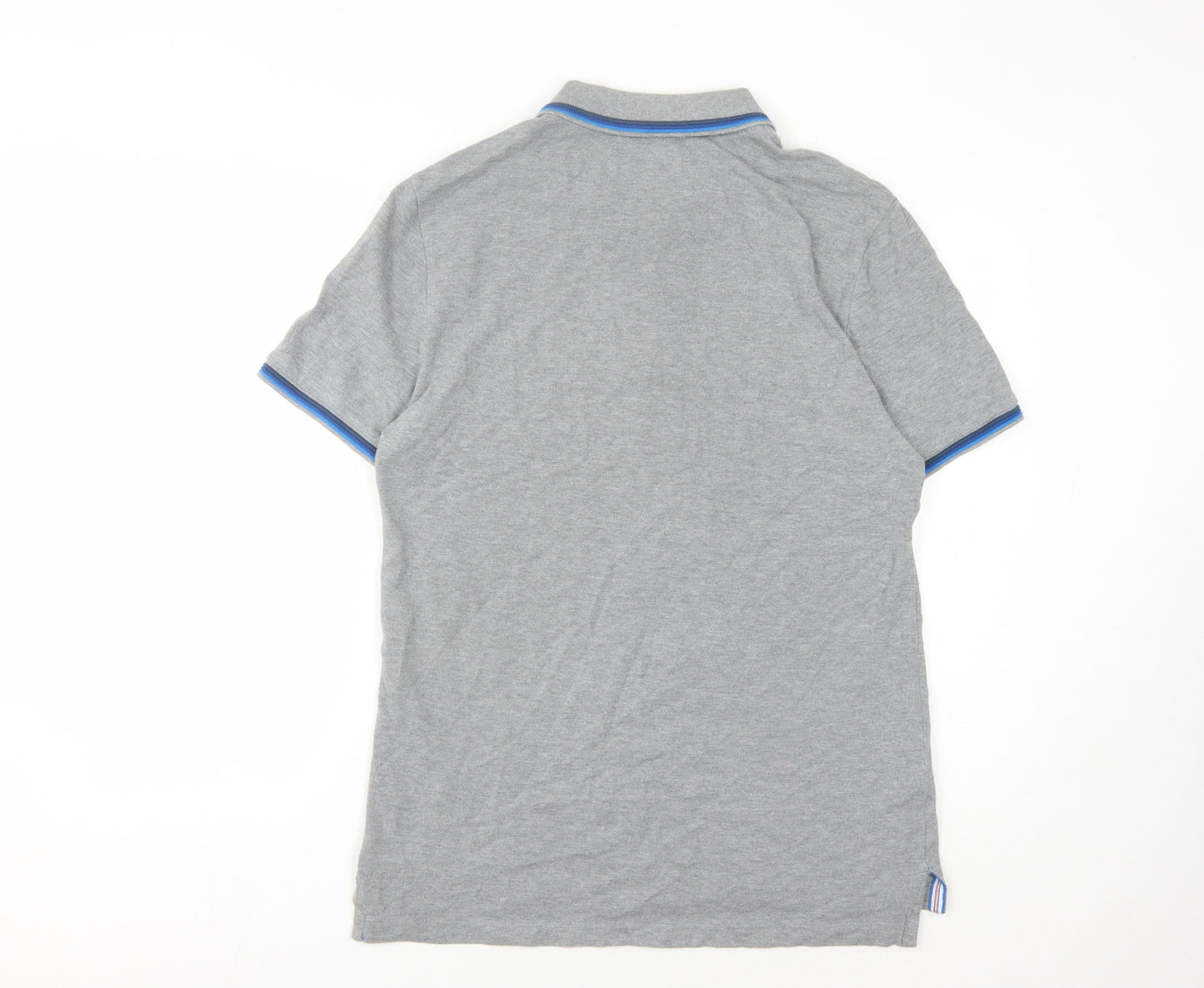 Original Penguin Men's Grey Polo T-Shirt Slim Fit Size L