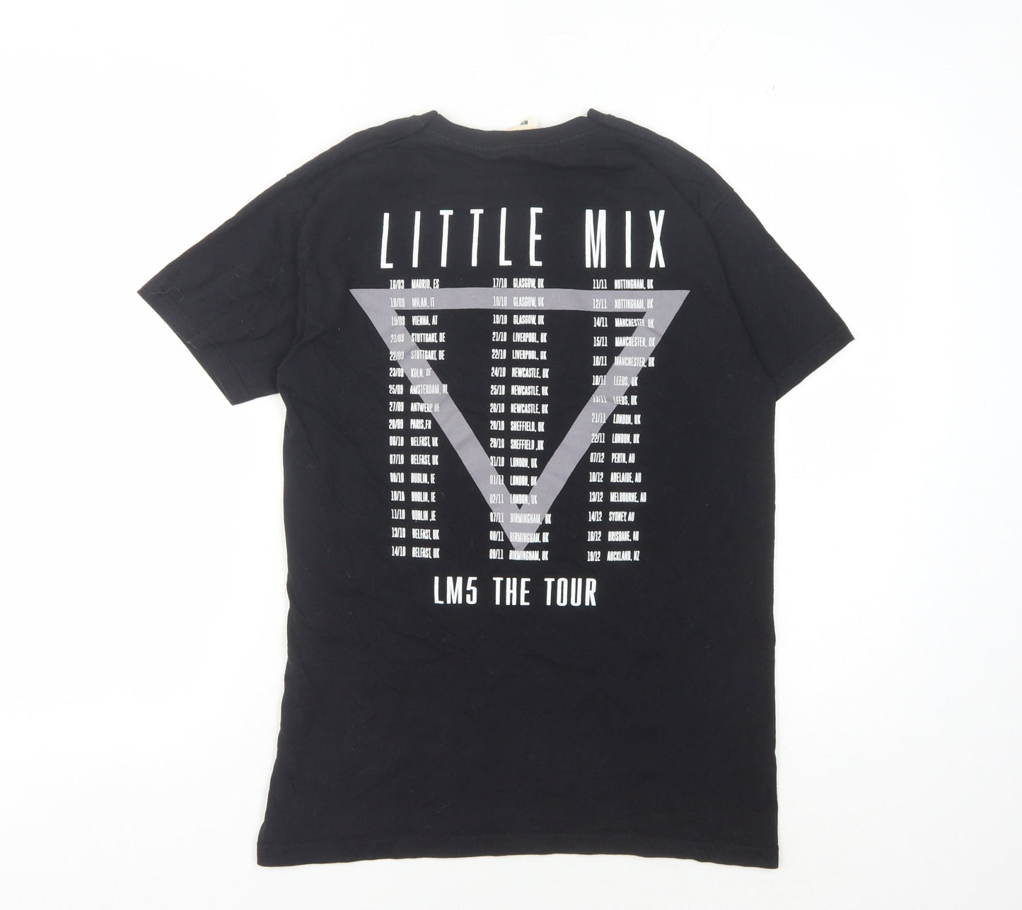 Unisex Adults UK Size S Fruit of the Loom Black Basic T-Shirt