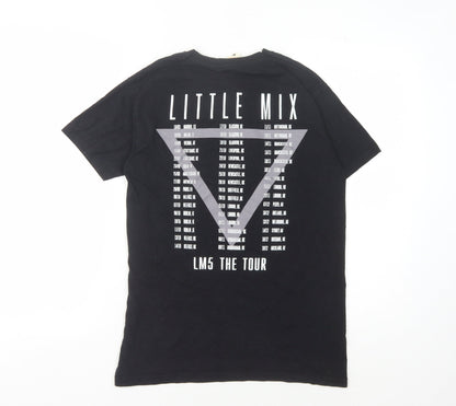 Unisex Adults UK Size S Fruit of the Loom Black Basic T-Shirt