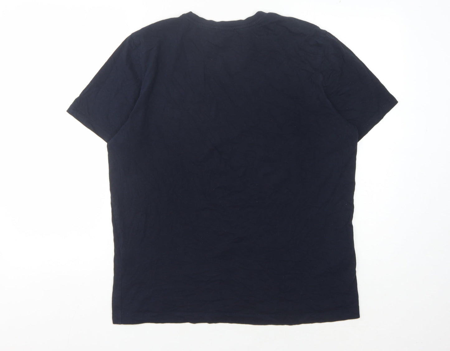Ted Baker Men's Blue Cotton Crew Neck T-Shirt M