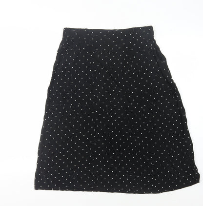 Whistles Polka Dot Women's Skirt in Black, Size S