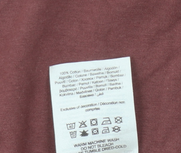 Mens UK Size M JACK & JONES Brown  T-Shirt