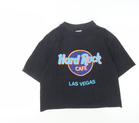 Unisex Adults UK Size M Hard Rock Cafe Black Basic T-Shirt