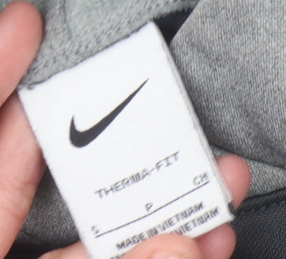 Nike Unisex Grey Pullover Hoodie - Small