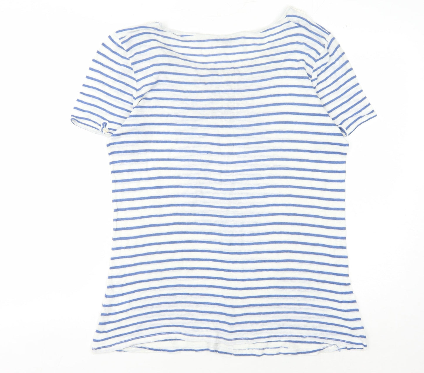 Womens UK Size XL KEW Blue Basic T-Shirt