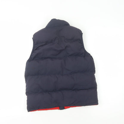CAT Boys Blue Puffer Jacket Size 8 Years