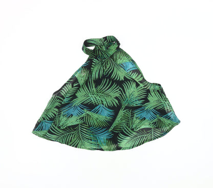 Boohoo Women's Sleeveless Blouse Halter Neck L