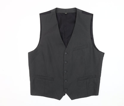 Mens UK Size 50 Williams & Brown Regular Grey Suit Waistcoat