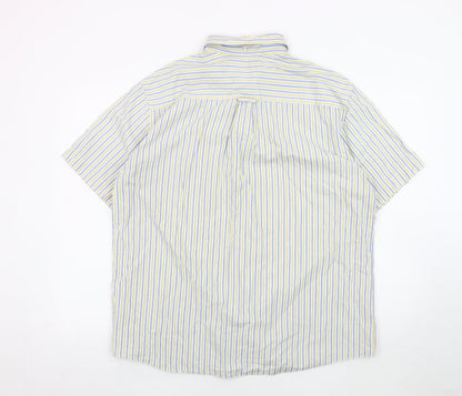 Maine New England Men's Multicolour Striped Shirt L