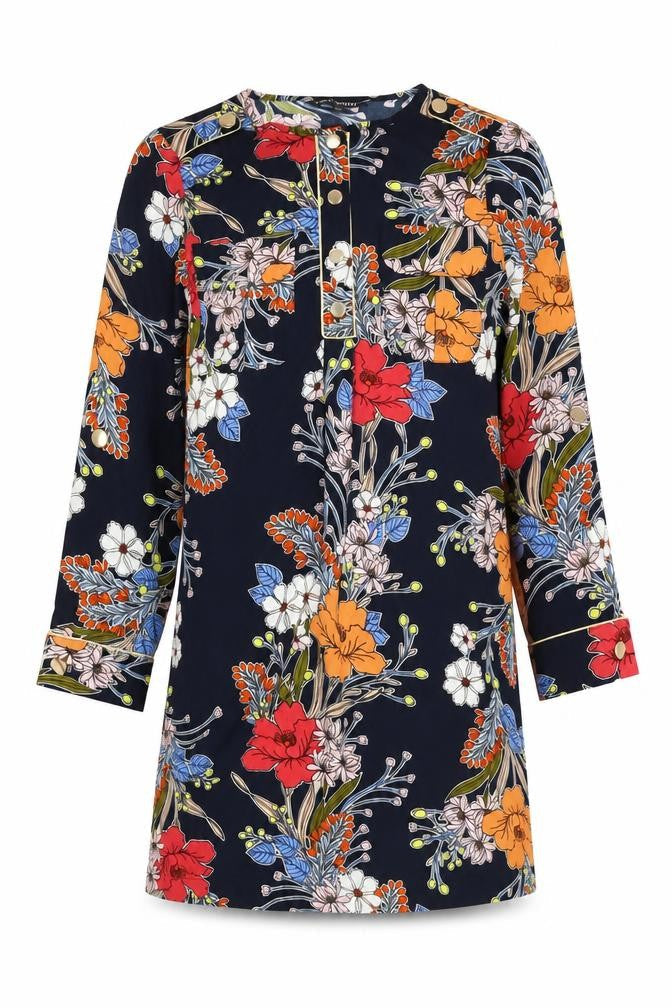 Next Women's Multicoloured Floral Shift Dress, Size 8